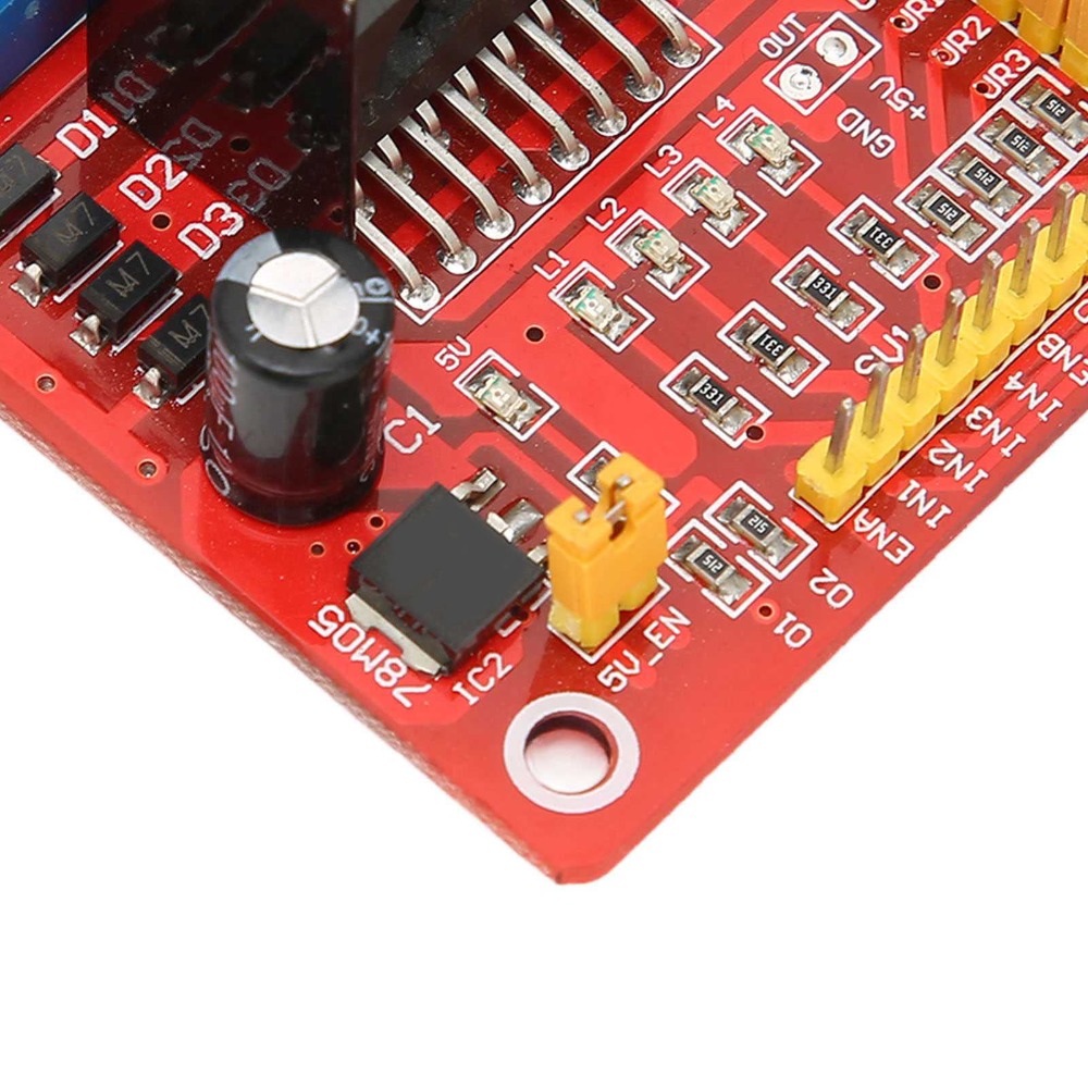 Motor Driver L298N - وحدة تحكم محرك خطوي L298N بجهد