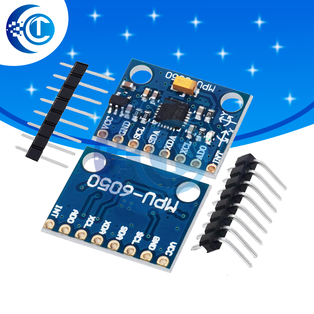 Accelerometer Mpu6050 - 1 قطعة CLT GY-521 GY521 MPU
