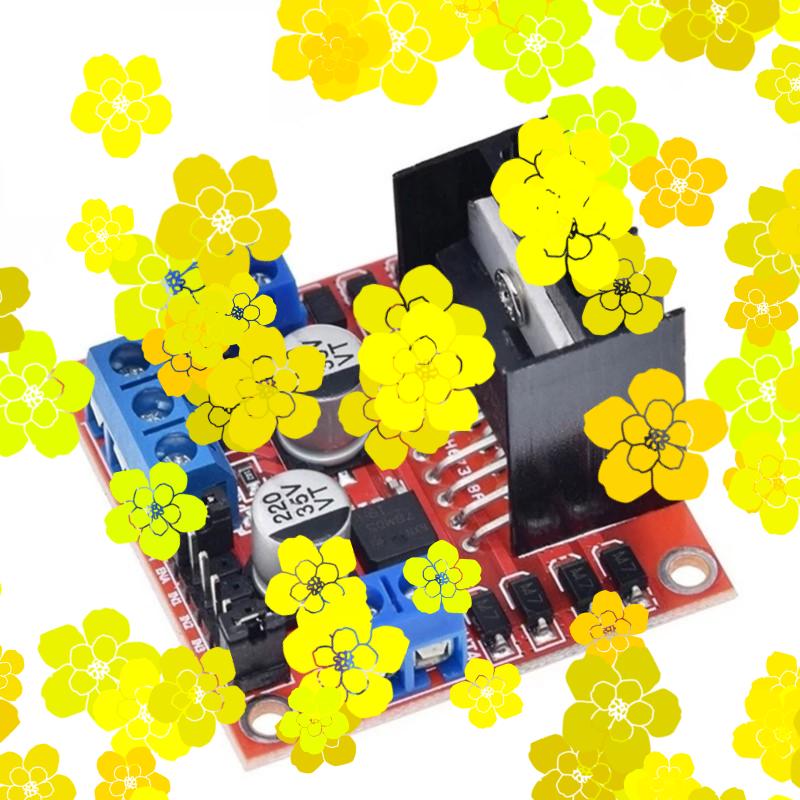 Motor Driver L298N - 1/2/5 قطعة L298N لوحة للقيادة وحدة