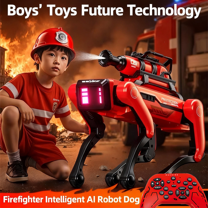 Robot Remote Control - AI روبوت الكلب ذكي مكافحة الحرائق