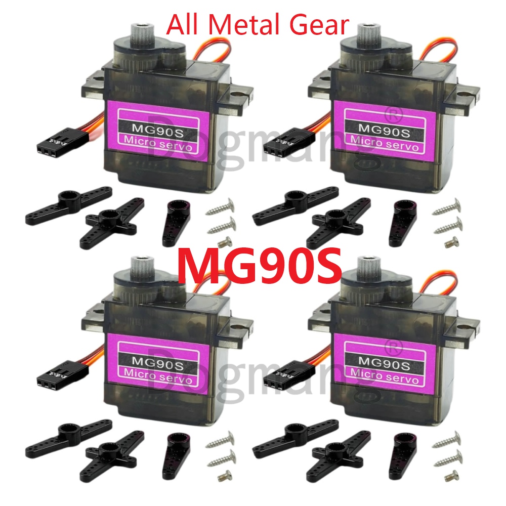 Micro Servo - MG90S سيرفو 1/2/4/10/20/50 قطعة جميع المعدات