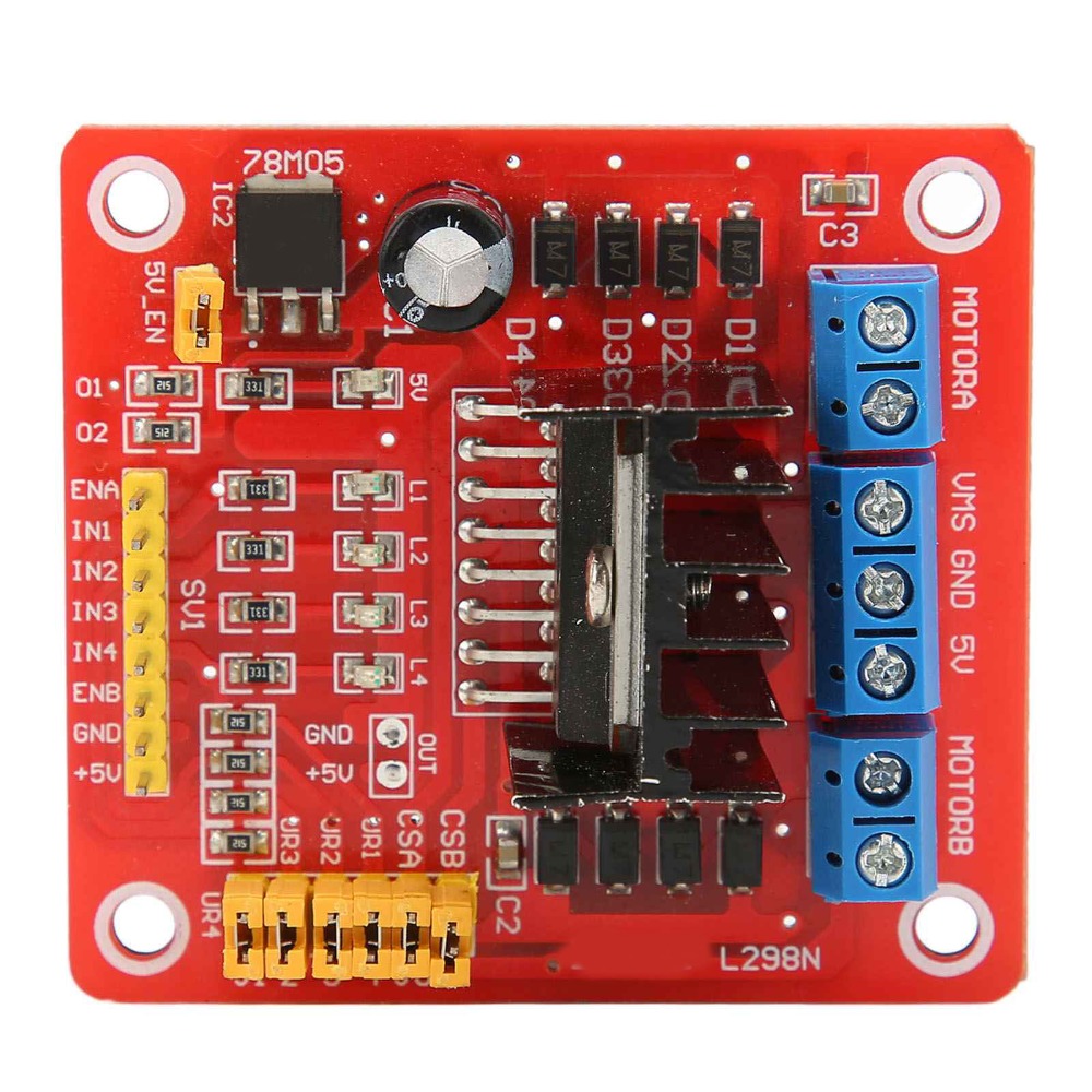 Motor Driver L298N - وحدة تحكم محرك خطوي L298N بجهد