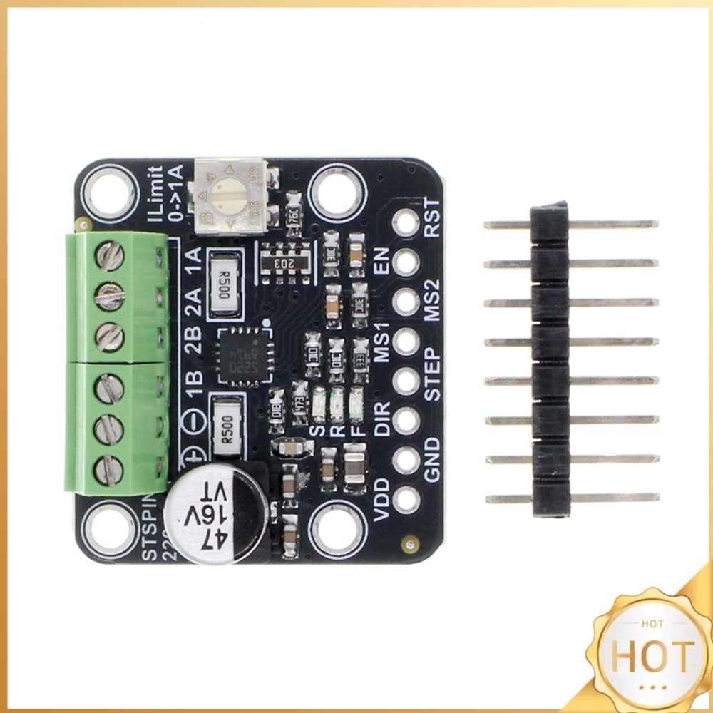 وحدة تحكم محرك الخطوة STSPIN22 - مراجعة Motor Driver Module وسعره