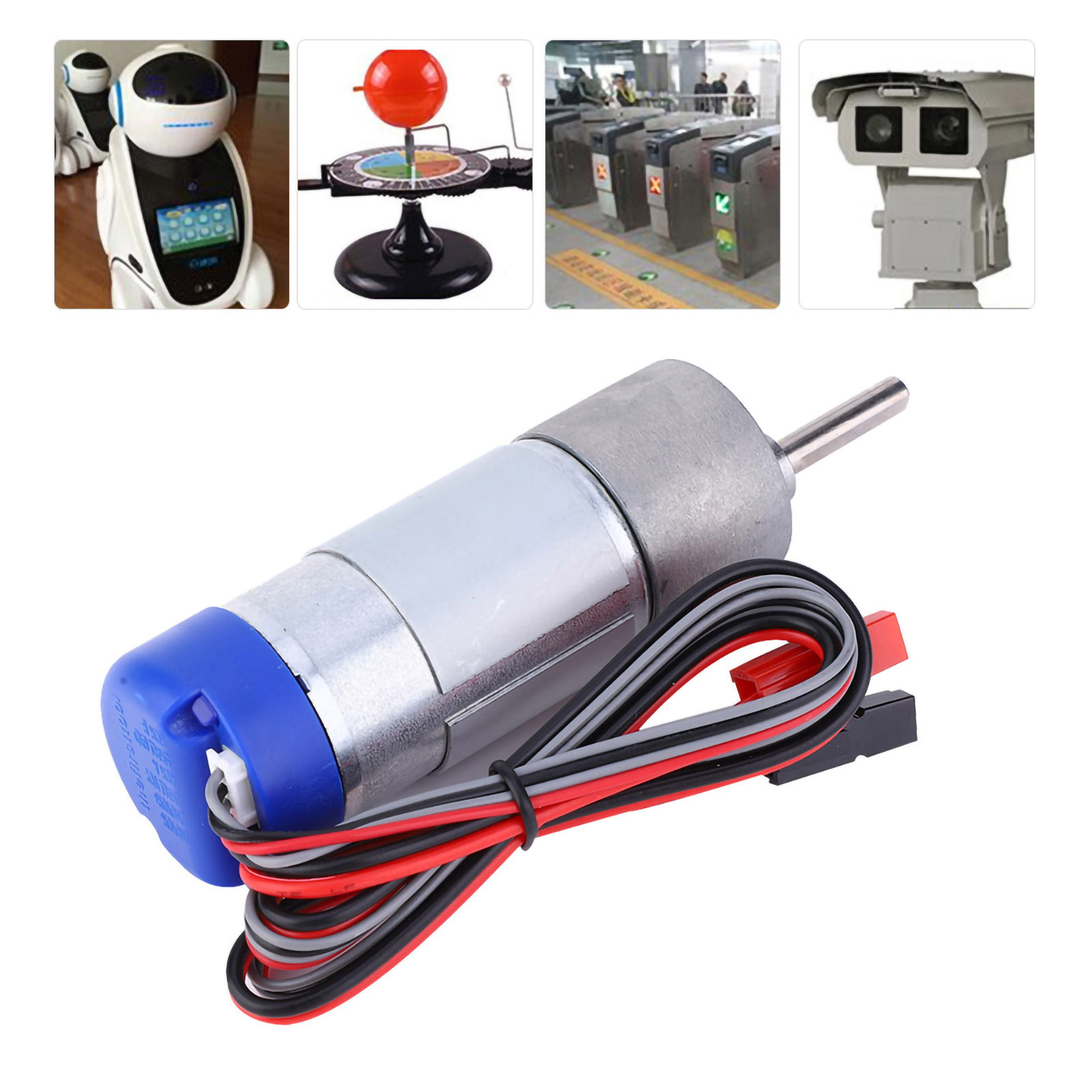 محرك مشفر بفرشاة 12 فولت تيار  - مراجعة Dc Motor 12V وسعره