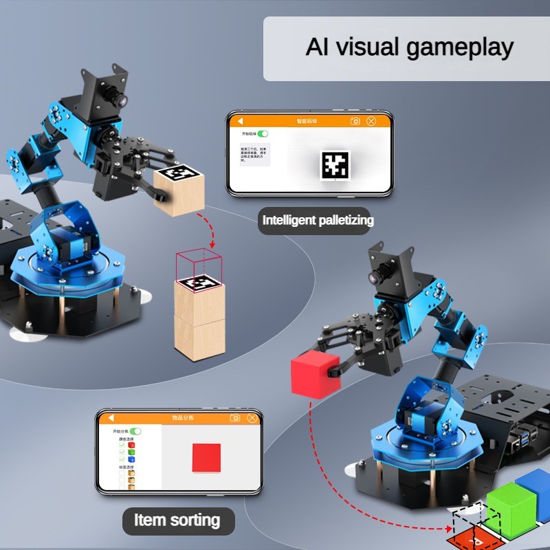 ذراع روبوت 6 درجات حرية مع مخل - مراجعة Ros Robot وسعره