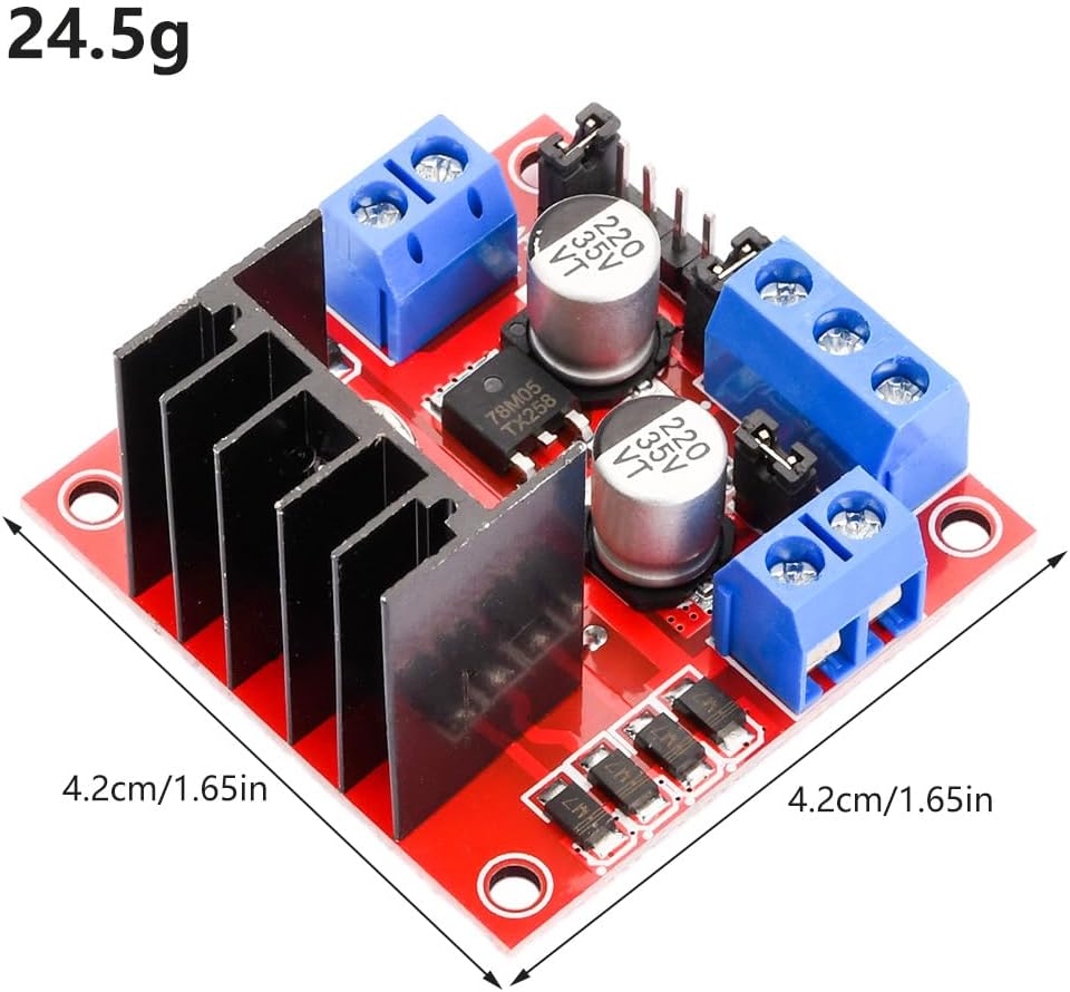 L298N لوحة للقيادة وحدة L298N  - مراجعة Motor Driver L298N وسعره