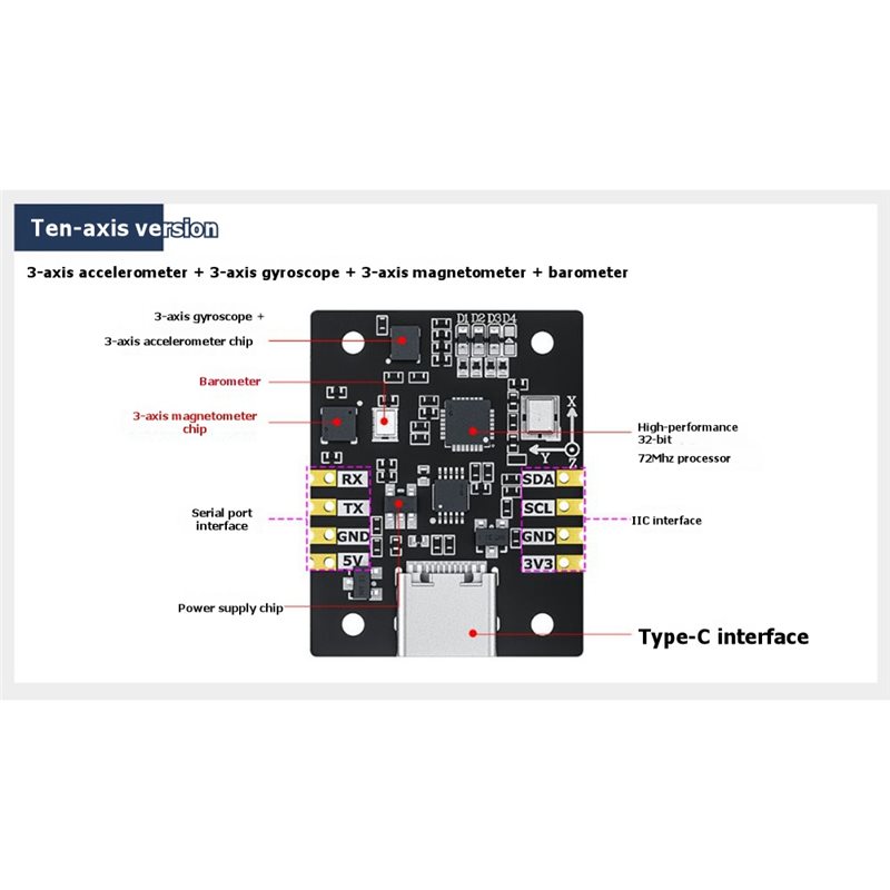 وحدة استشعار B92B ذات 10 محاور - مراجعة Stm32 Robot وسعره