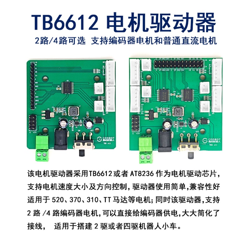 وحدة تحكم محرك TB6612 مع مشغل  - مراجعة Motor Driver L298N وسعره