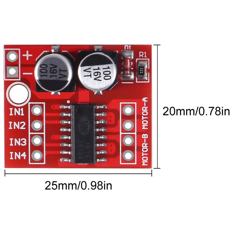 10 قطعة L298N وحدة تشغيل محرك  - مراجعة Motor Driver L298N وسعره