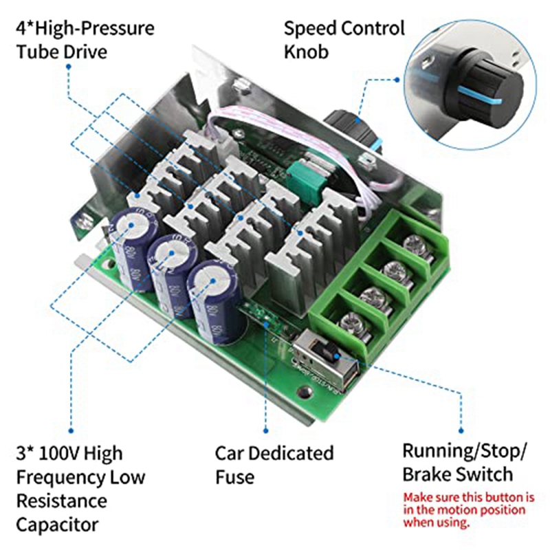 وحدة تحكم في سرعة محرك التيار  - مراجعة Dc Motor 12V وسعره