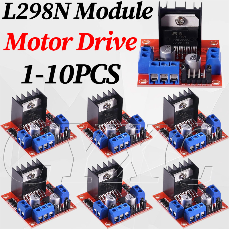 1-10 قطعة L298N محرك متدرج سائ - مراجعة Motor Driver L298N وسعره