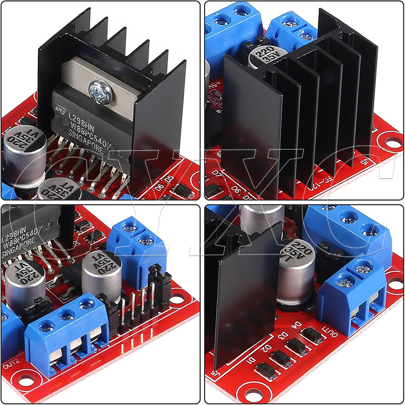 1-10 قطعة L298N محرك متدرج سائ - مراجعة Motor Driver L298N وسعره