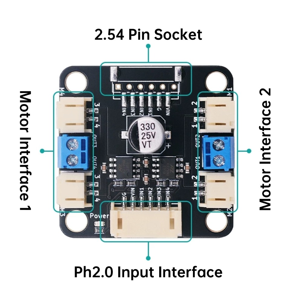 طقم محرك 4 TT مع وحدة تحكم، مح - مراجعة Motor Driver L298N وسعره