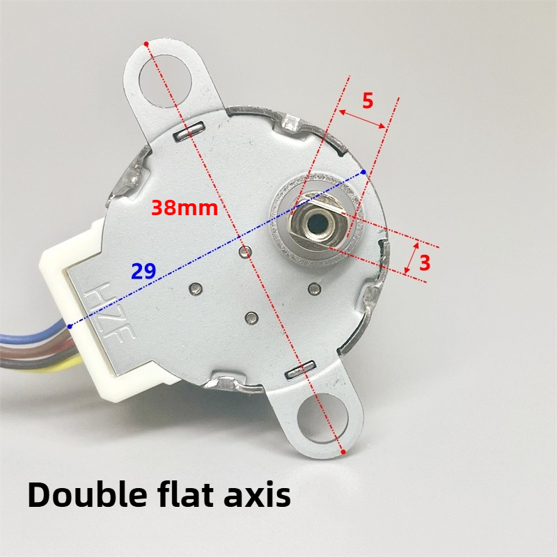 24BYJ48 تيار مستمر 5 فولت محرك - مراجعة Dc Motor وسعره
