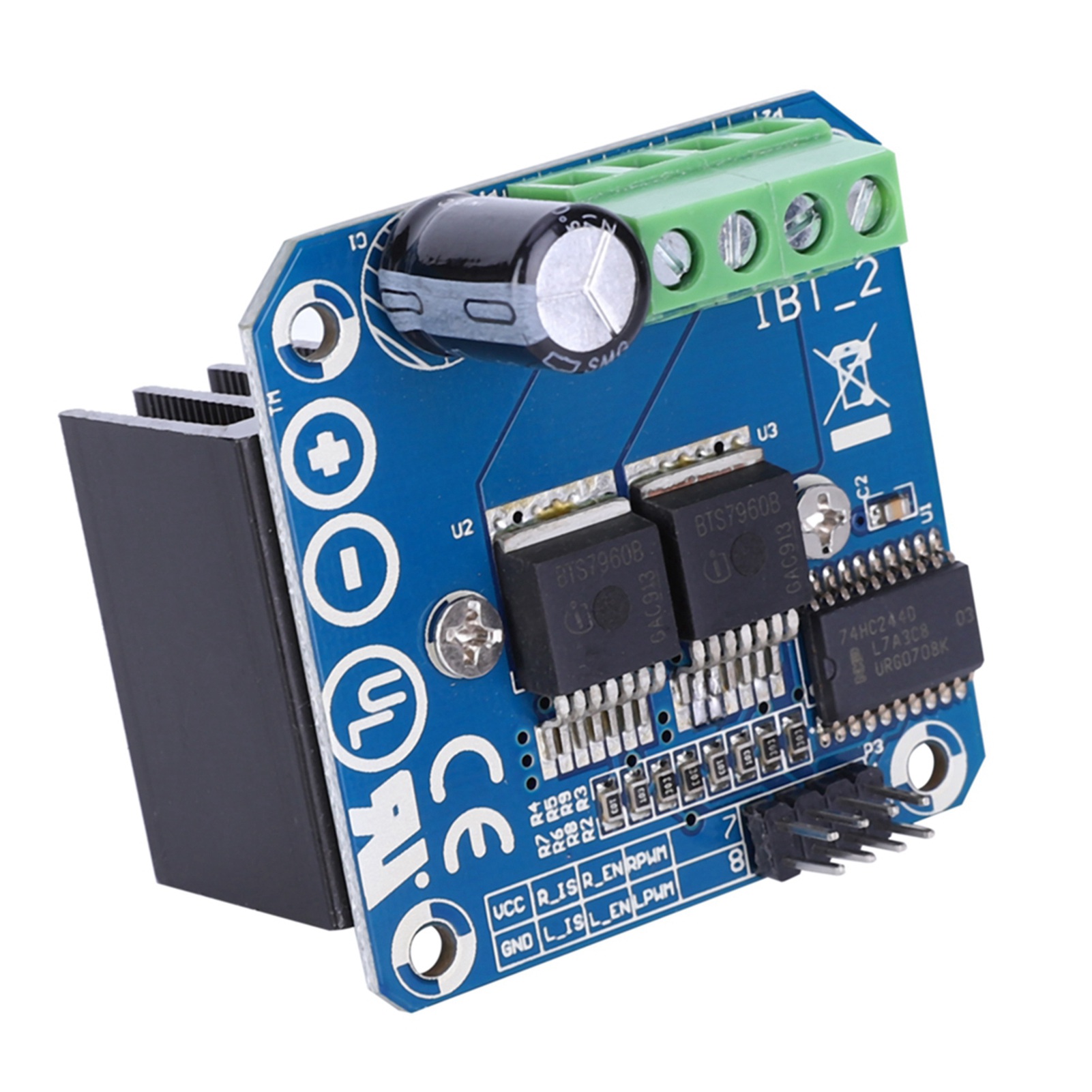 وحدة تحكم بالمحرك عالية الطاقة - مراجعة Motor Driver Module وسعره