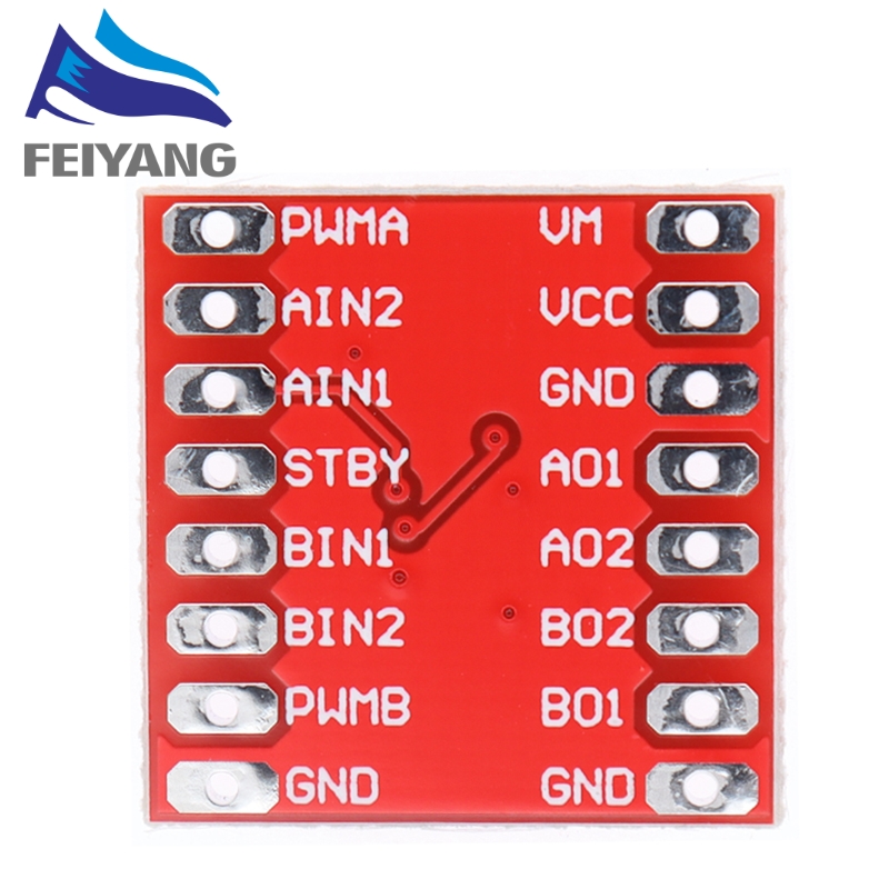 TB6612 محرك مزدوج 1A TB6612FNG - مراجعة Motor Driver L298N وسعره