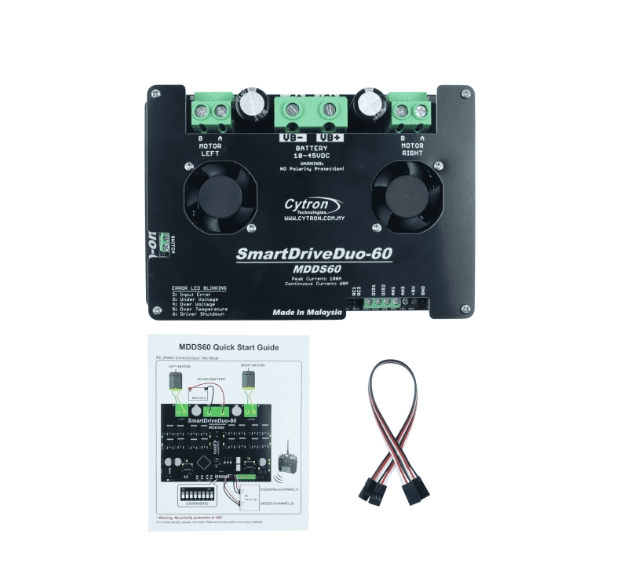 MDDS60 60 أمبير 7-45 فولت محرك - مراجعة Motor Driver Module وسعره