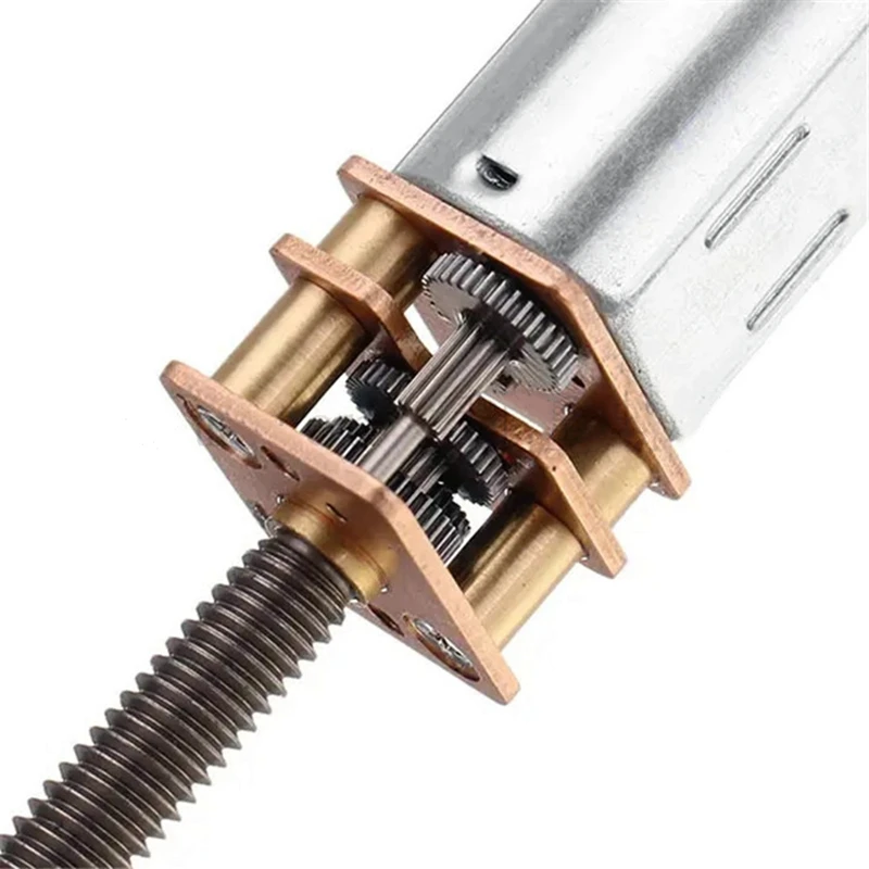 محرك تروس تيار مستمر بمحور ملو - مراجعة Dc Motor 12V وسعره