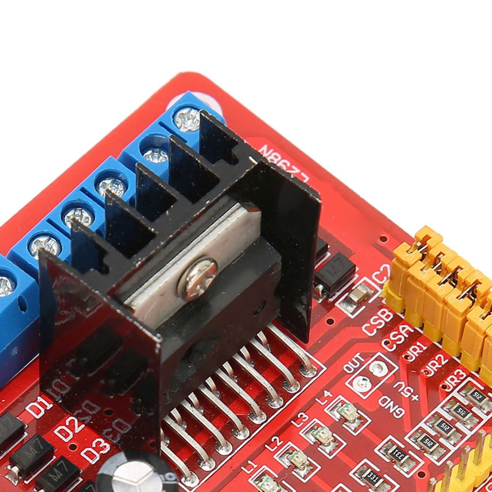 وحدة تحكم محرك خطوي L298N متعد - مراجعة Motor Driver L298N وسعره