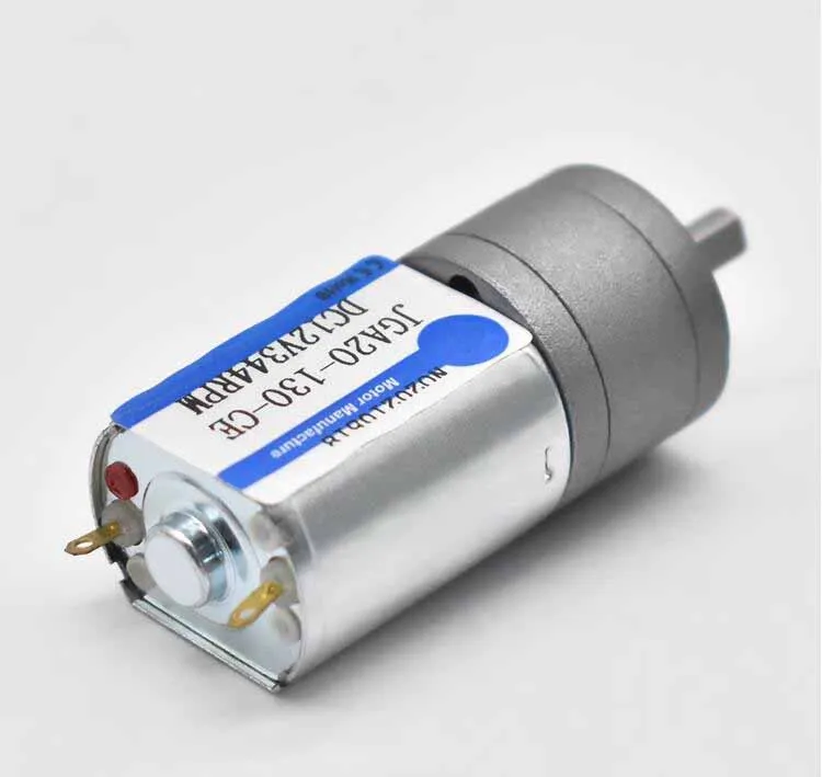محرك تروس صغير JGA20-130 بسرعة - مراجعة Dc Motor 12V وسعره