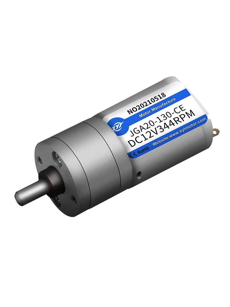 محرك تروس صغير JGA20-130 بسرعة - مراجعة Dc Motor 12V وسعره