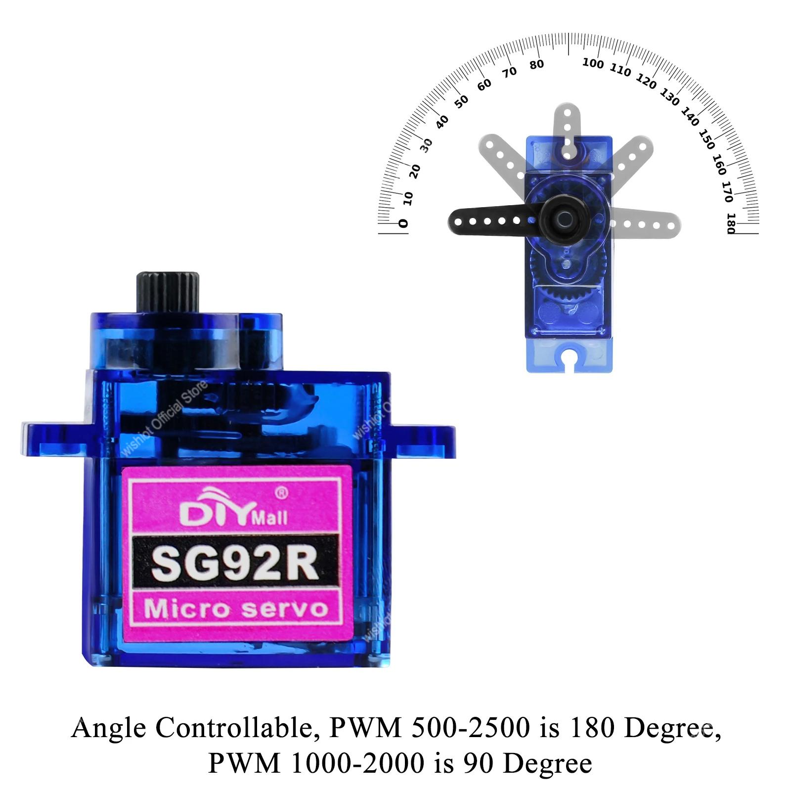 SG92R محرك سيرفو صغير 4.8-6 فو - مراجعة Micro Servo وسعره
