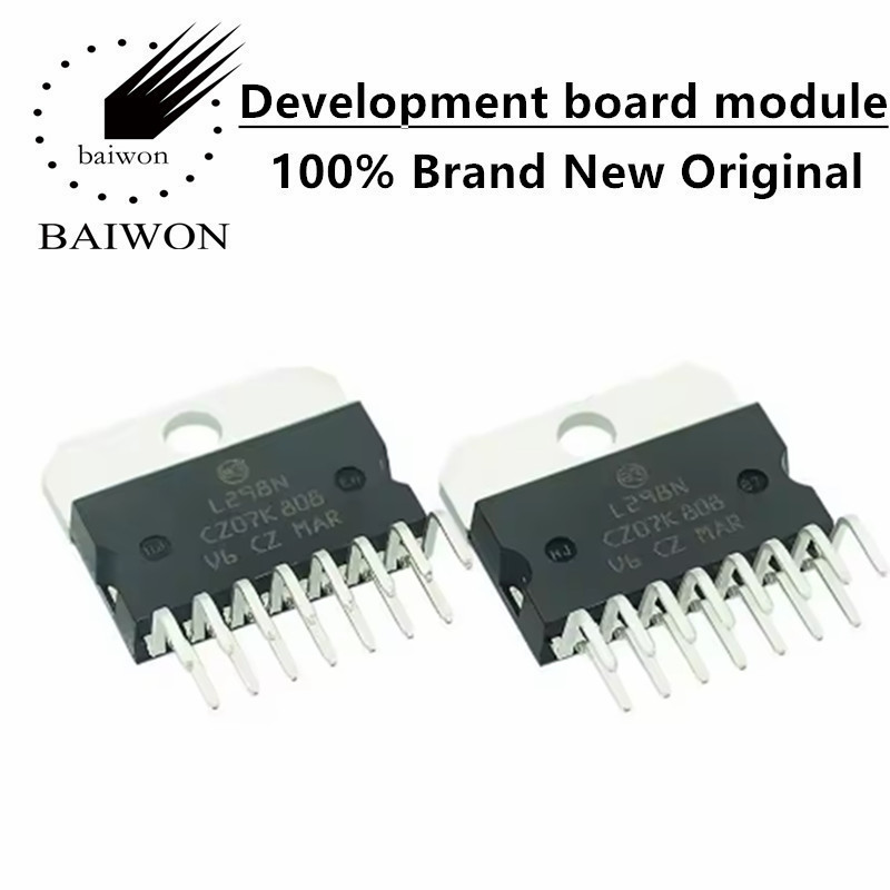شريحة L298N L298 ZIP-15 لتشغيل - مراجعة Motor Driver L298N وسعره