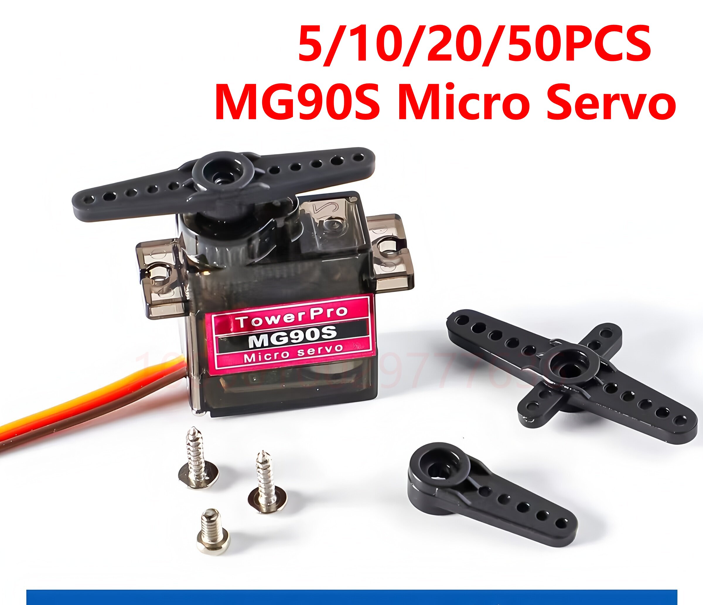 سيرفو MG90S 5/10/20/40 قطعة، ت - مراجعة Micro Servo وسعره