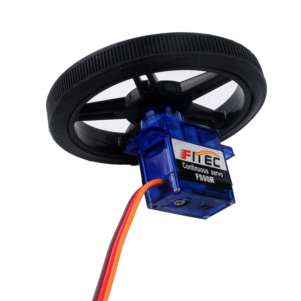 4 مجموعات من محركات فيتيك FS90 - مراجعة Micro Servo وسعره