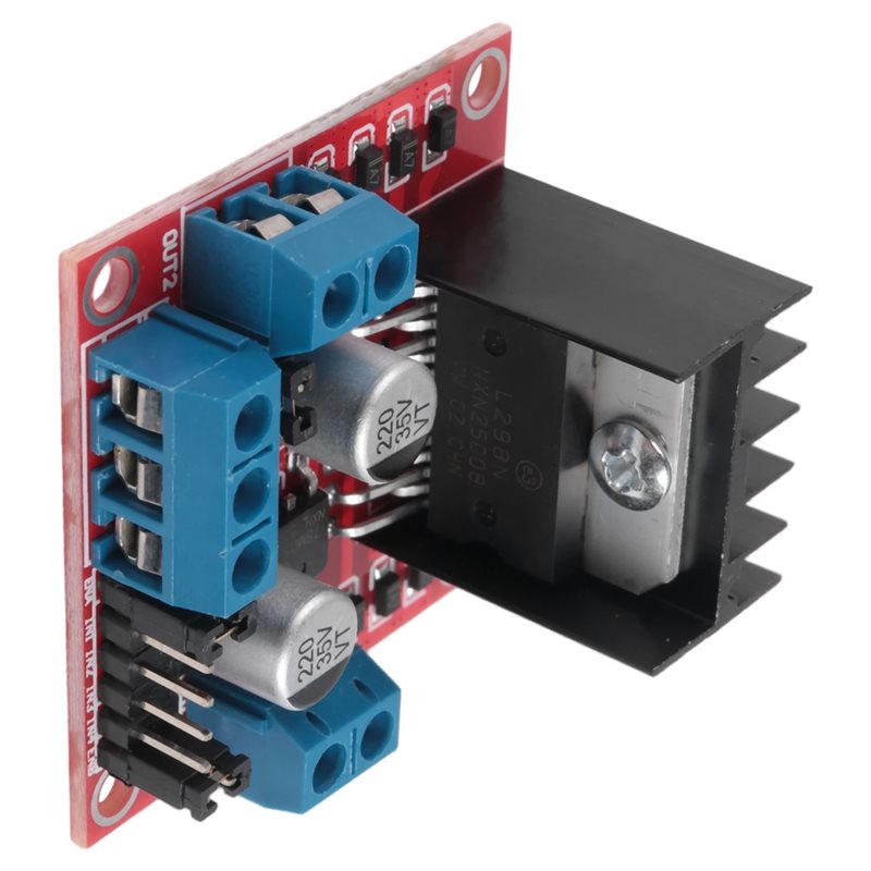 وحدة AED7-L298N، لوحة تحكم بمح - مراجعة Motor Driver L298N وسعره