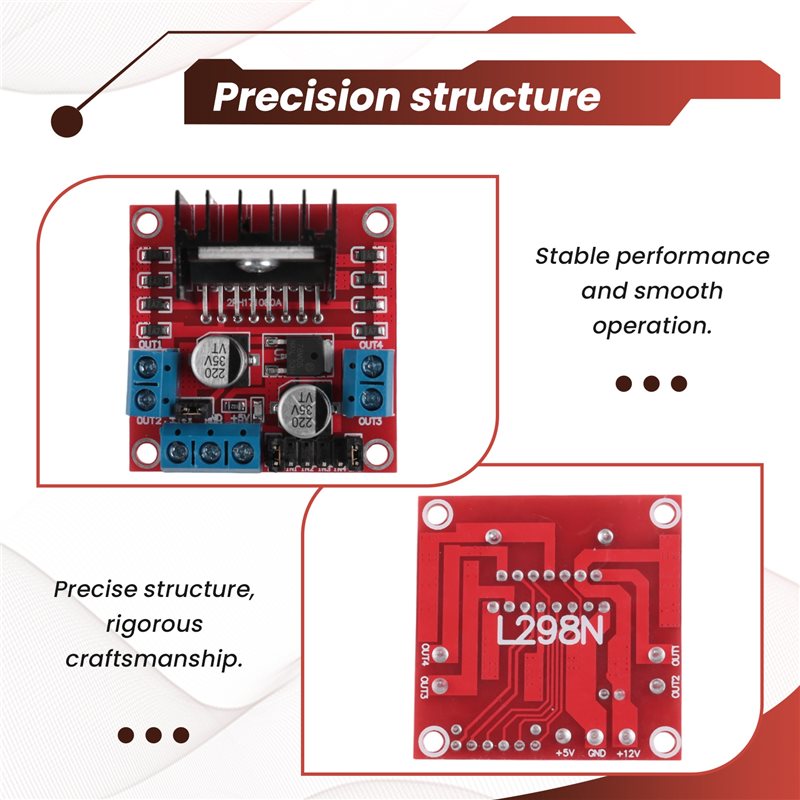 وحدة AED7-L298N، لوحة تحكم بمح - مراجعة Motor Driver L298N وسعره