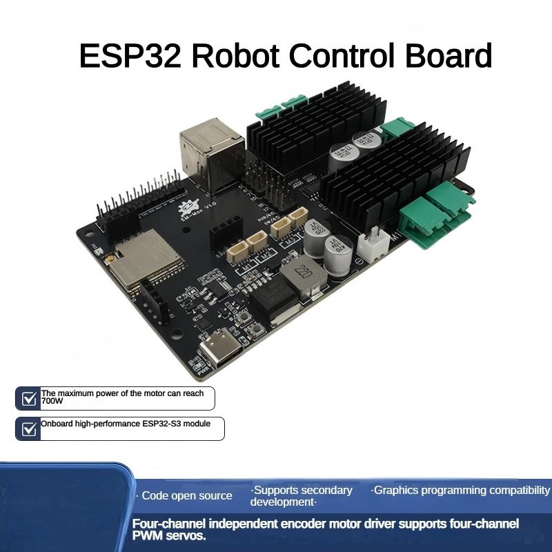 لوحة تحكم ESP32S3 بمحركات سيرف - مراجعة Stm32 Robot وسعره