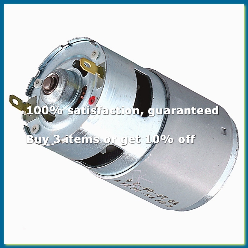 محرك تيار مستمر صغير 775 بقوة  - مراجعة Dc Motor وسعره