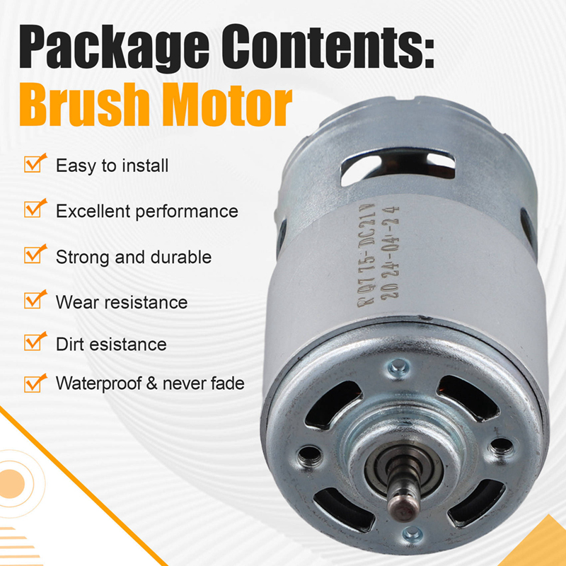 محرك تيار مستمر صغير 775 بقوة  - مراجعة Dc Motor وسعره